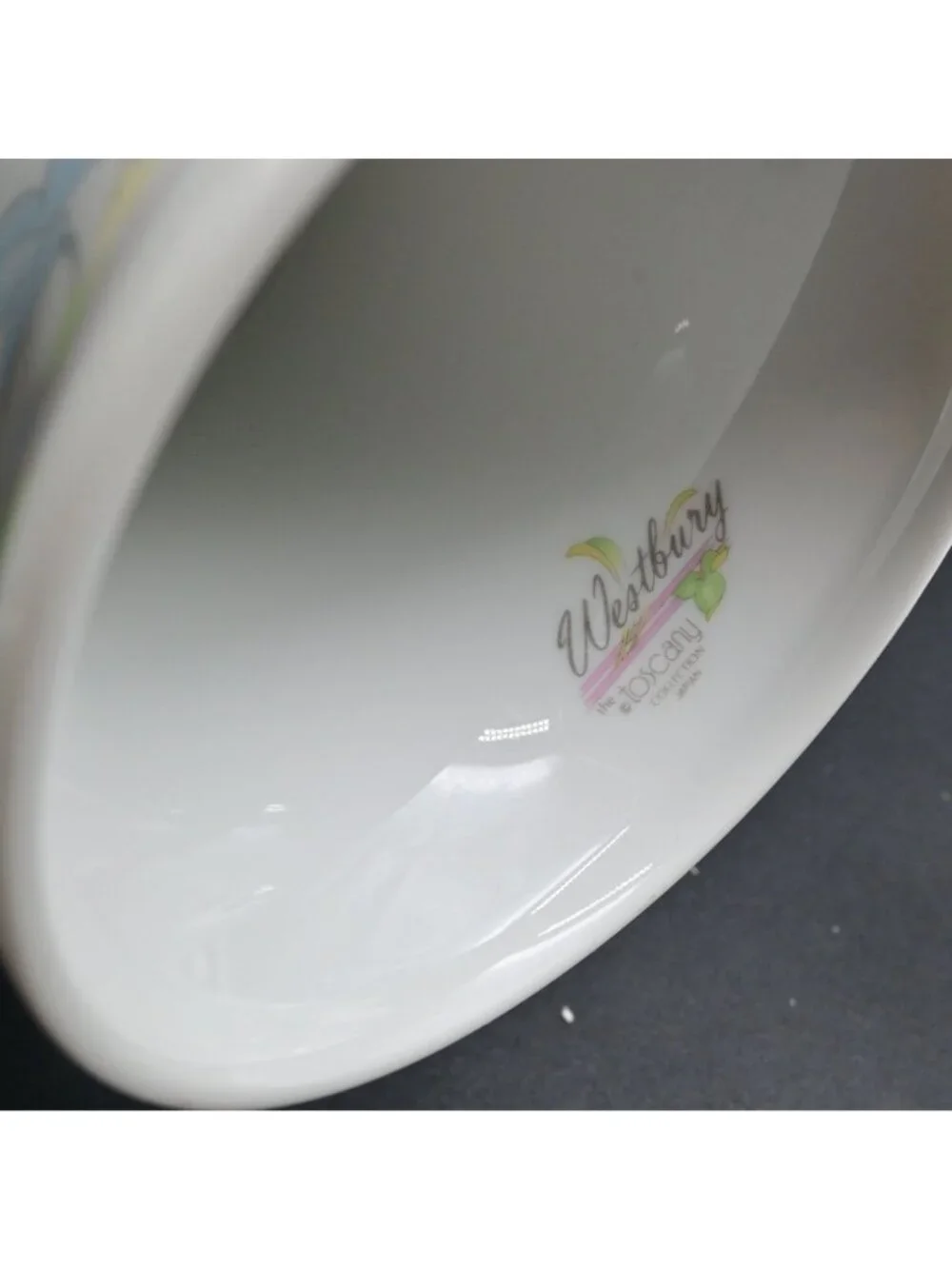 Westbury by Toscany Collection Japan Porcelain Pedestal Cake Stand Plate Vintage